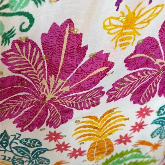 FARM Rio Floral Summer Oasis One-Shoulder Long Dress - Picture 6 of 8